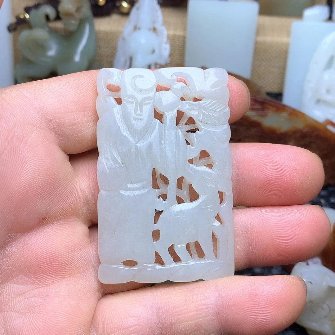 和田玉挂件未镶嵌