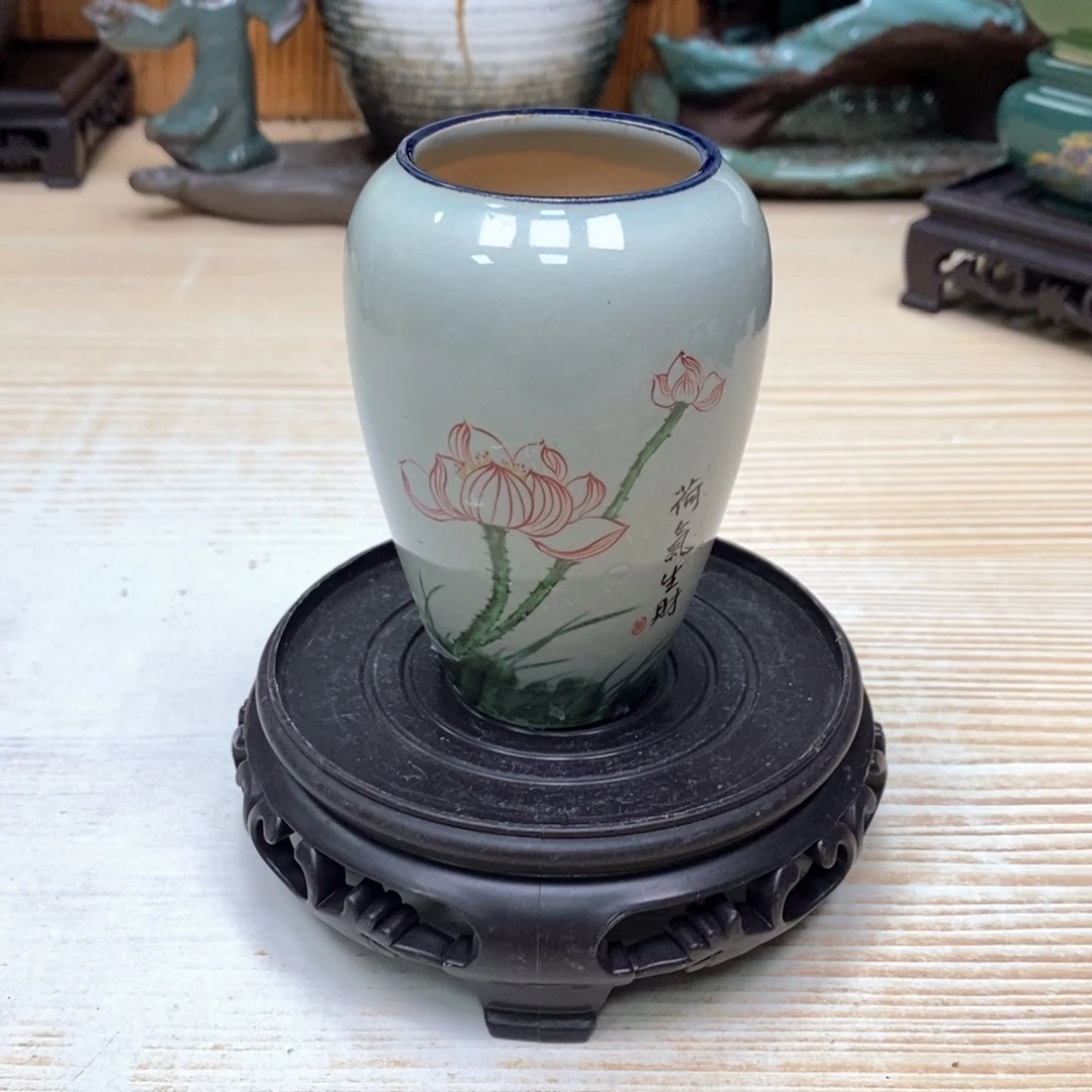 紫砂花盆陶瓷艺术花盆陶瓷