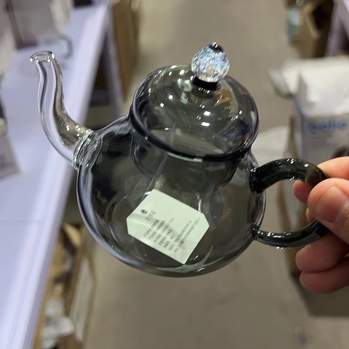 晶焱 梨形壶 烟灰彩金