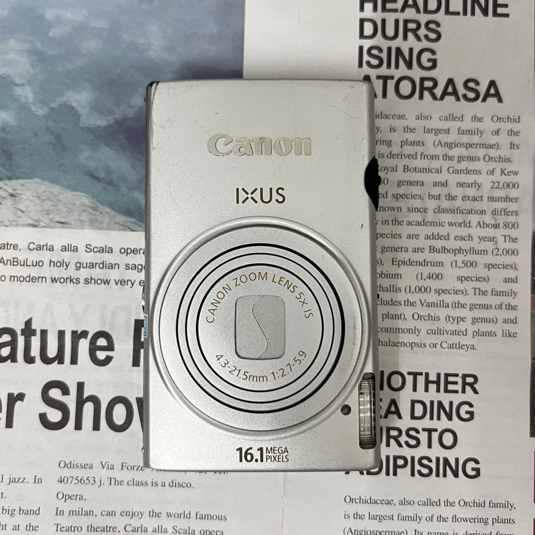 9新 Canon/佳能 ixus125 人像冷白 色彩浓郁 带实况 1610万像素
