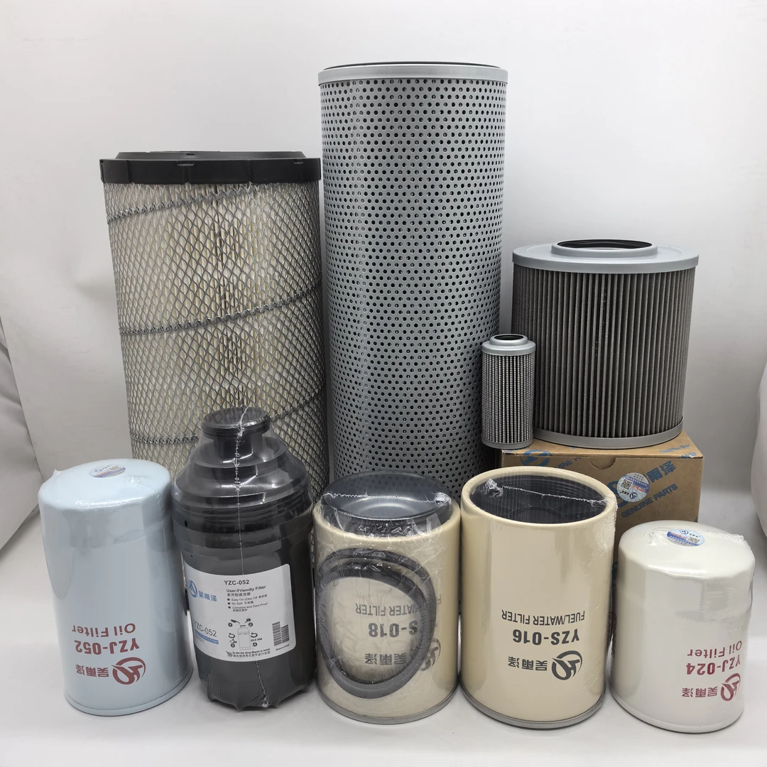 吴雨泽品牌适配现代国四130/135/150/155康明斯发动滤芯空滤机滤