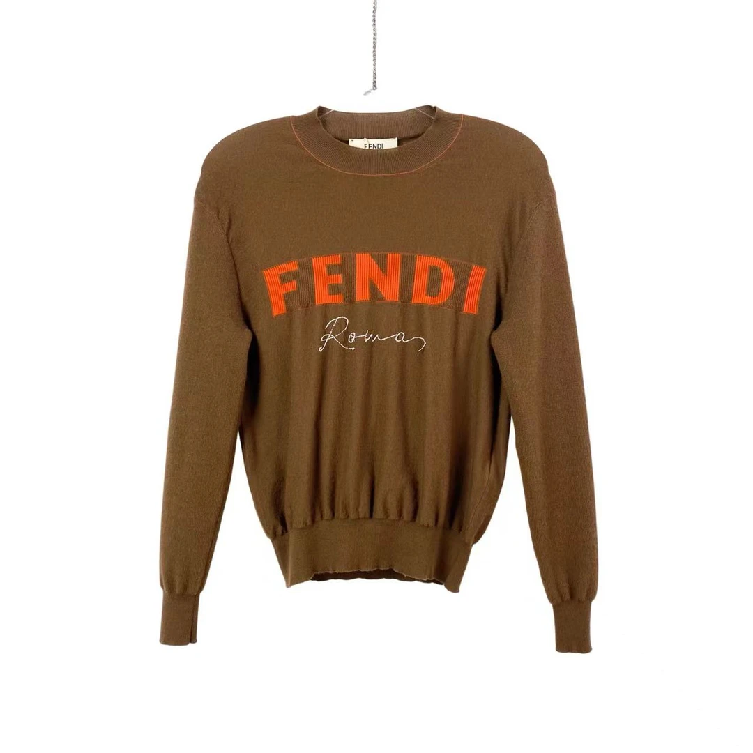 FENDI/芬迪 AA1453 字母logo长袖毛衣 38码 98新