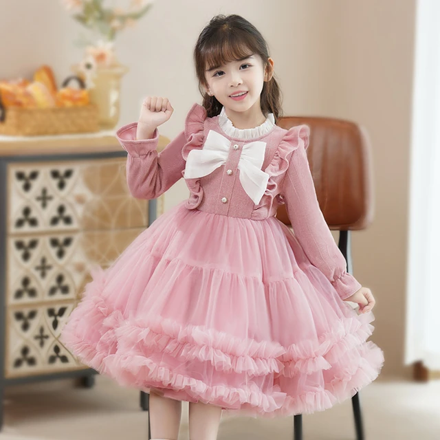女童连衣裙秋季裙子2025新款秋冬裙儿童春秋小女孩秋装洋气公主裙