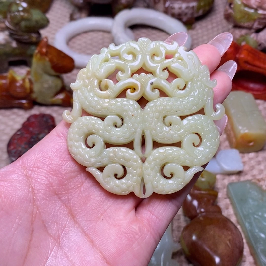 白玉菩提吊坠白玉菩提白玉菩提摆件