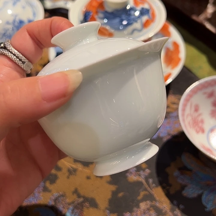 堂钟正窑柴窑糯米胎玛瑙釉