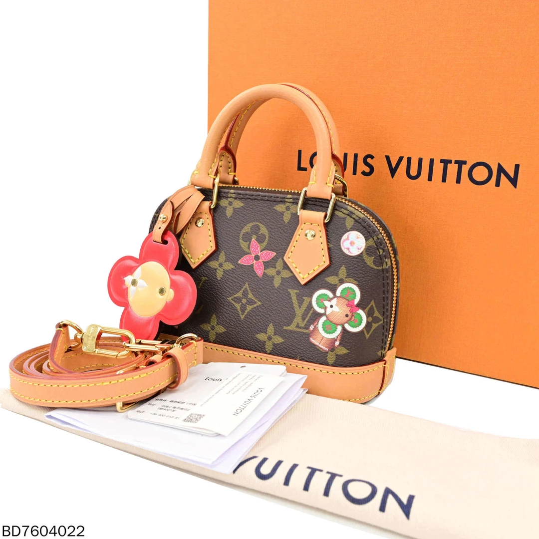 99新 LouisVuitton/路易威登 lvAlma贝壳nano单肩包BF1942603