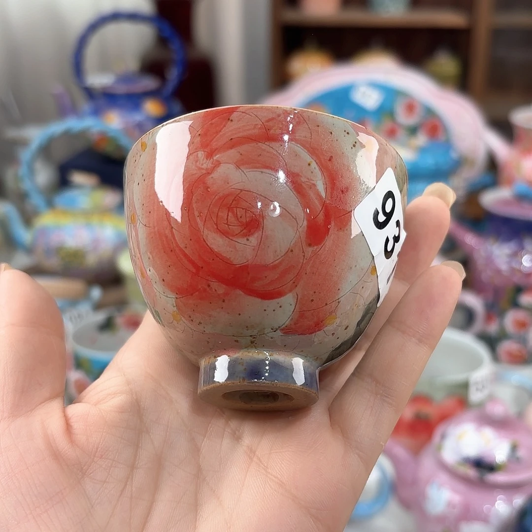 景德镇手绘高温釉下彩陶瓷茶具