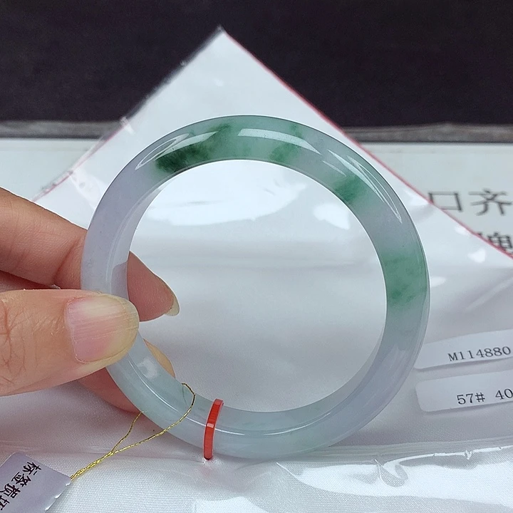 未镶嵌手镯翡翠57圈4880