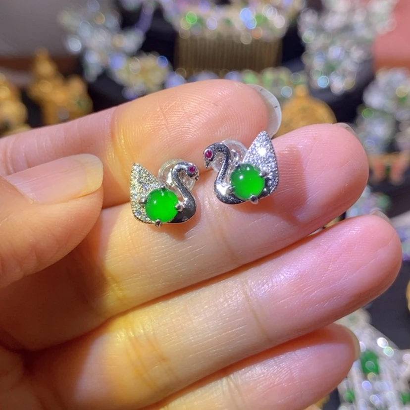 【闪购商品】银S925镶嵌挂件翡翠