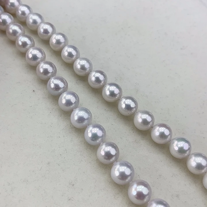 淡水珍珠颈饰银S925镶嵌➕9-9.5高品极光炫彩