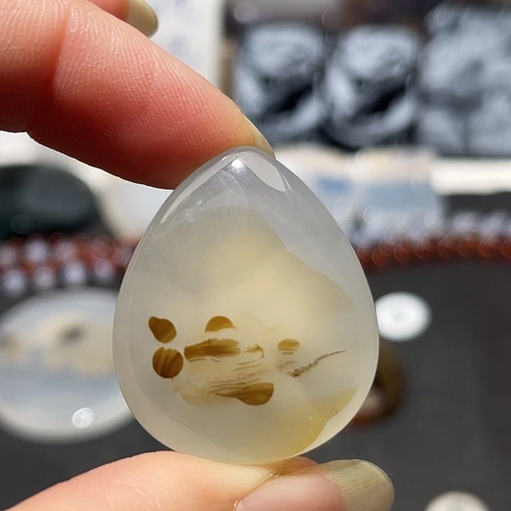 玛瑙/玉髓未镶嵌吊坠(不含链)