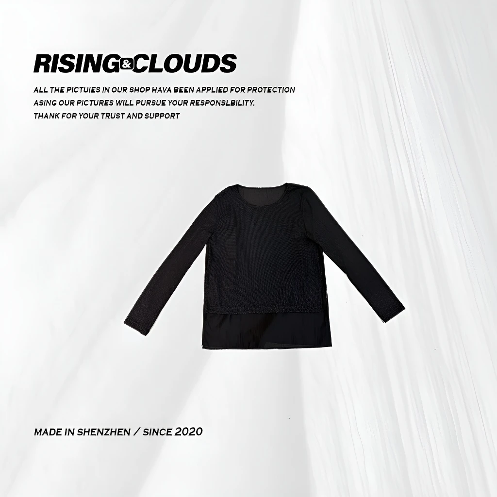 RISING&CLOUDS【莎莎】夏季显瘦舒适天丝亚麻时尚上衣040231