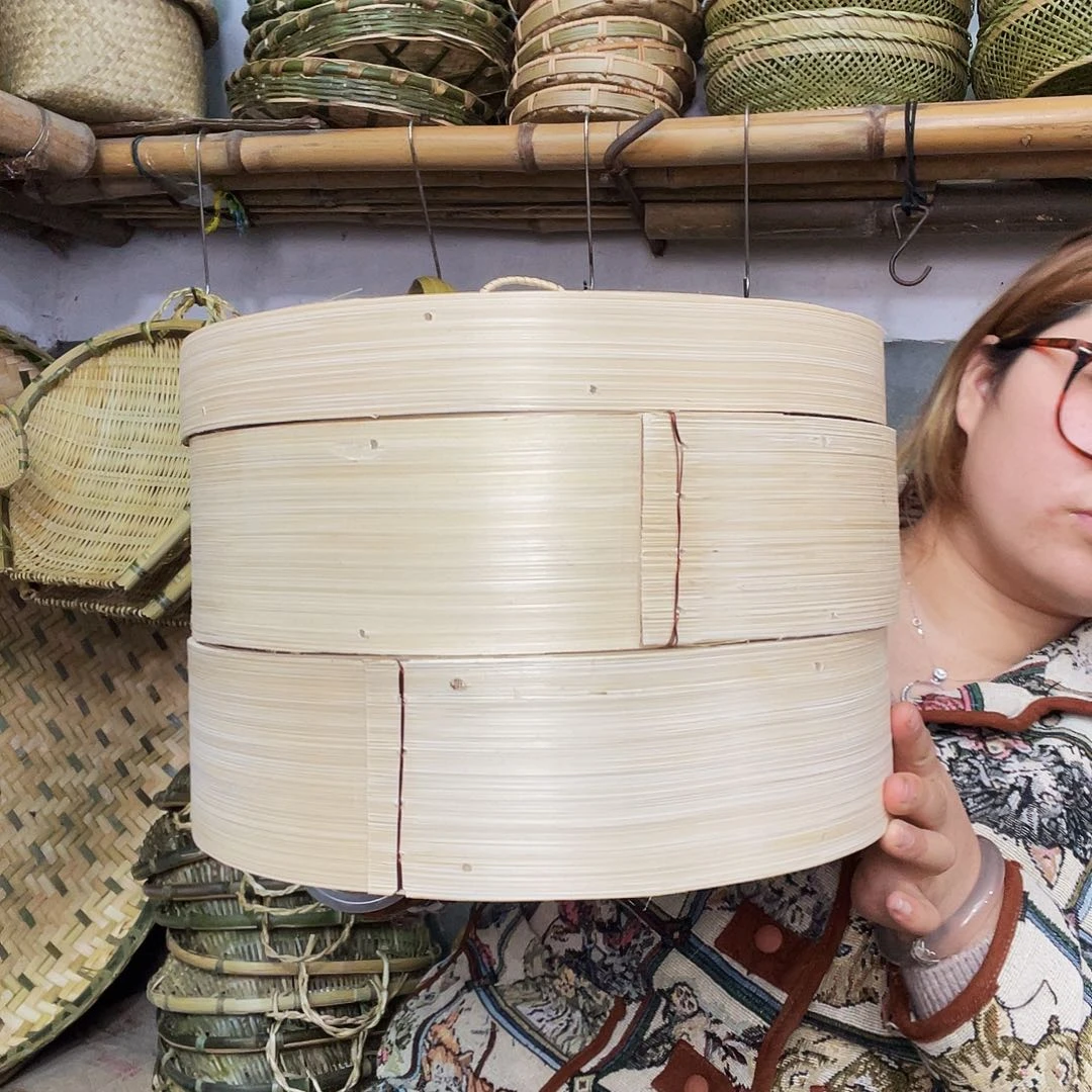 大号蒸笼两层一盖手工制作