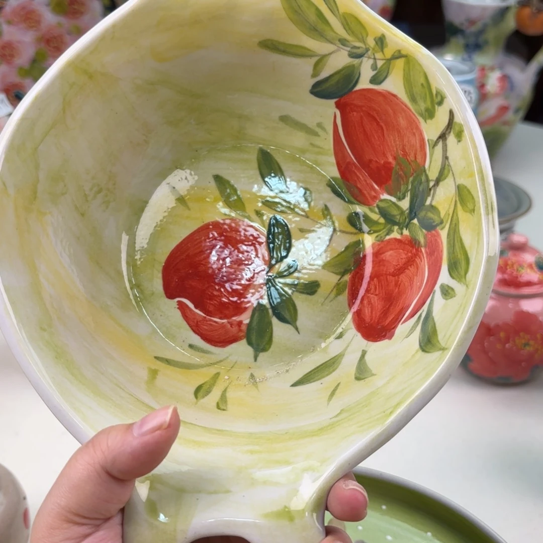 景德镇手绘高温釉下彩陶瓷茶具