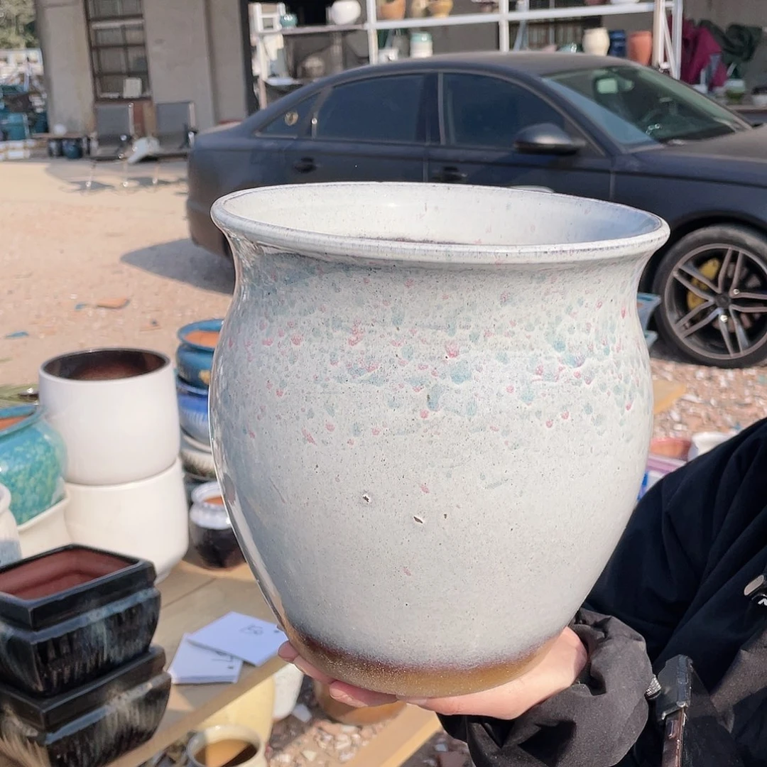 红陶王嫂花盆0118-150