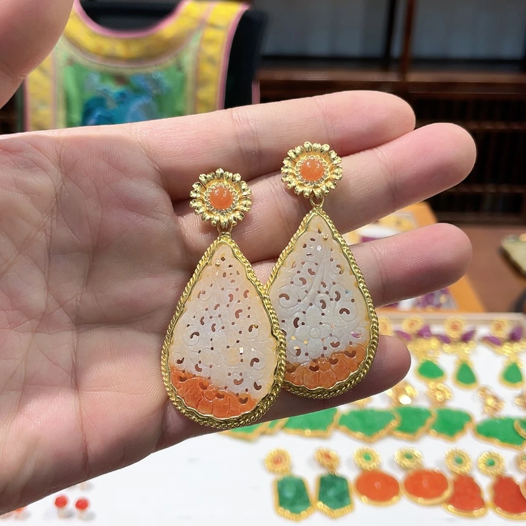 锦纶非金属耳坠耳饰