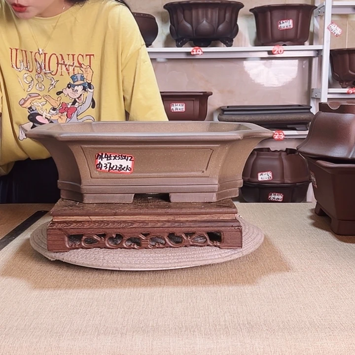 紫砂花盆紫砂花盆