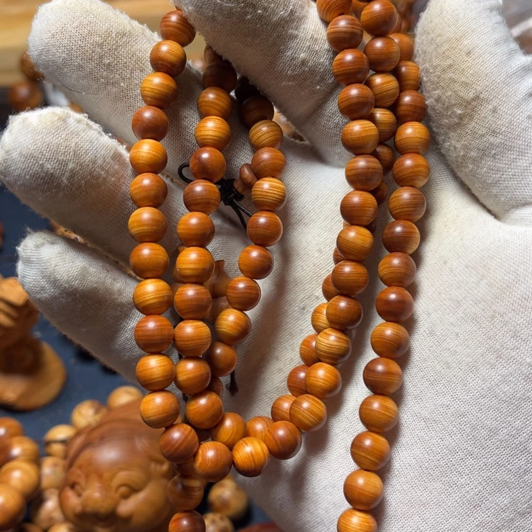 手串/手链柏木（崖柏）0.8尺寸的108北太行红油