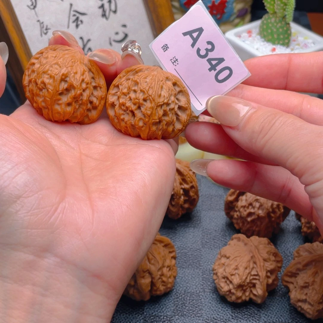 文玩核桃把件磨盘40