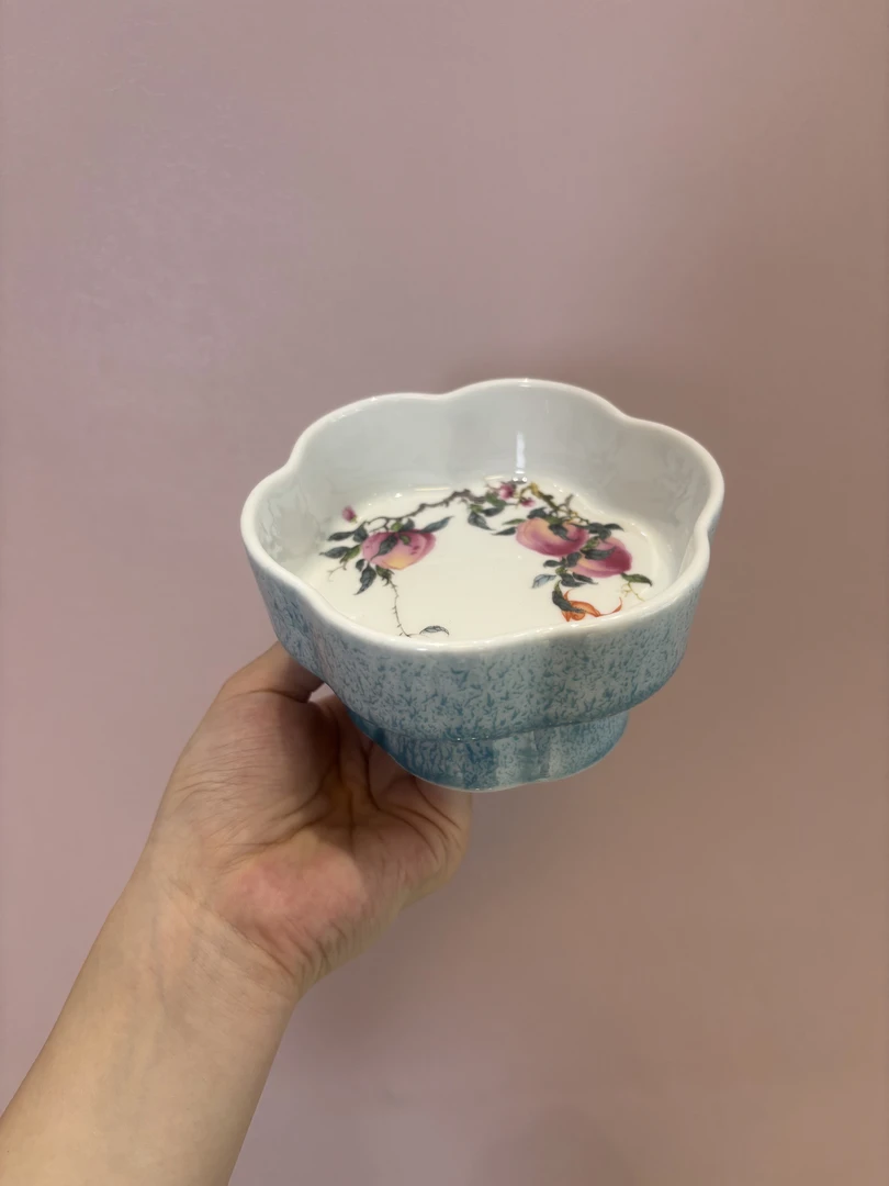 景祖雅玩 寿桃果盘