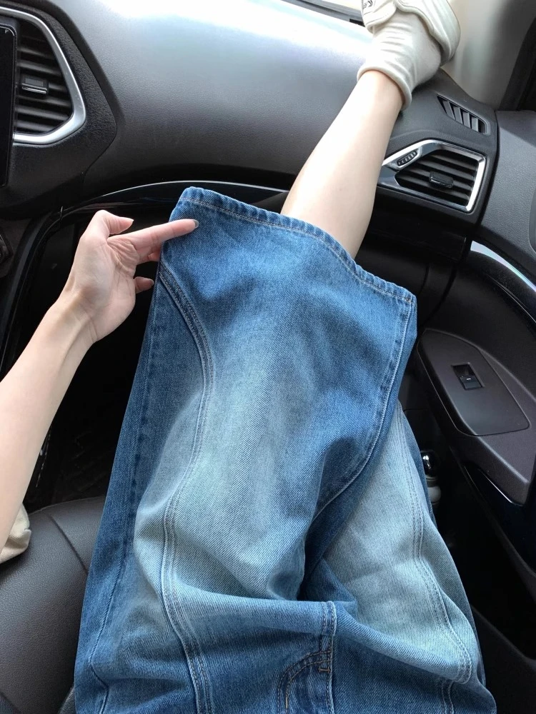 孕妇装阔腿裤夏季韩版七分裤2025新款高腰宽松百搭休闲直筒裤短裤