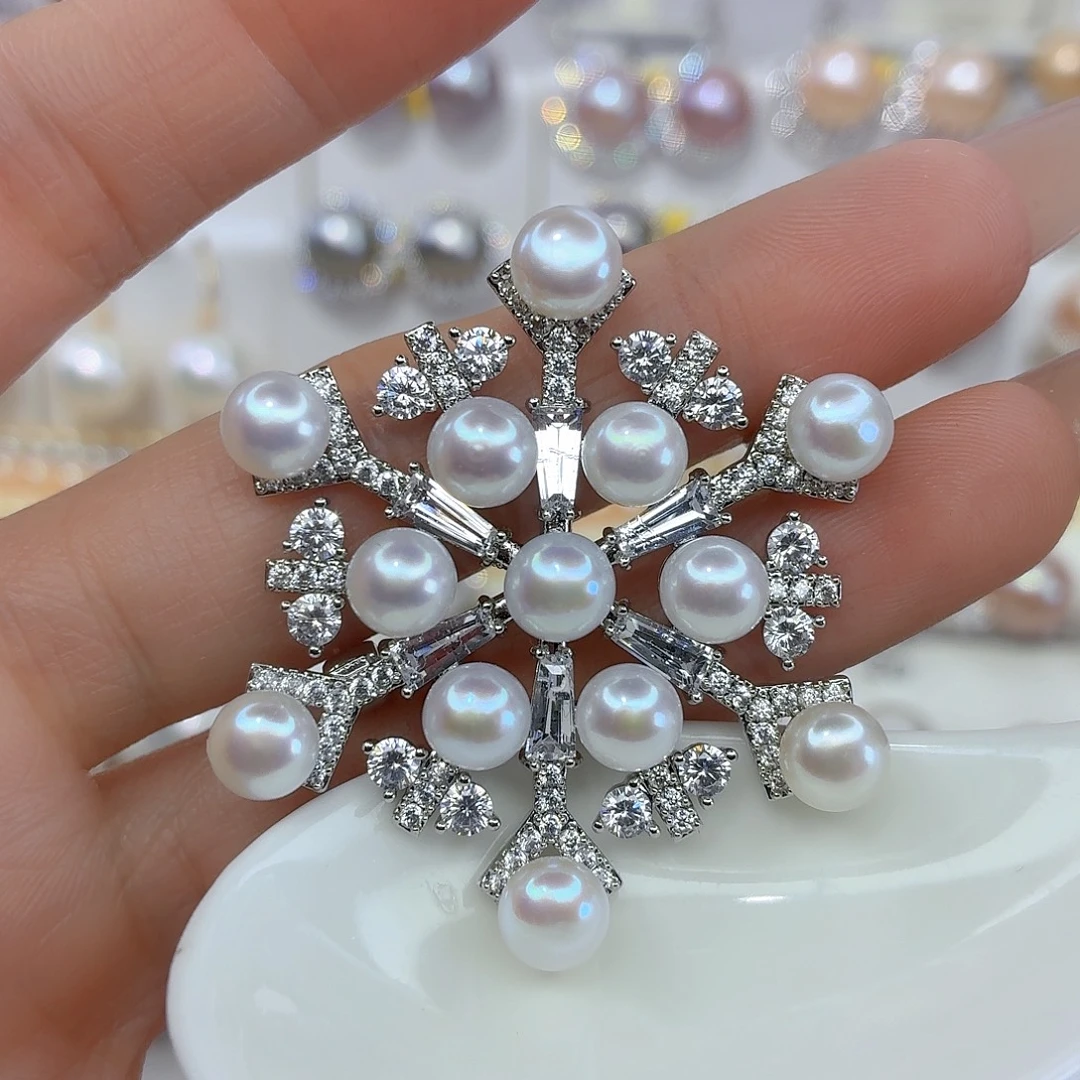 淡水珍珠颈饰合金