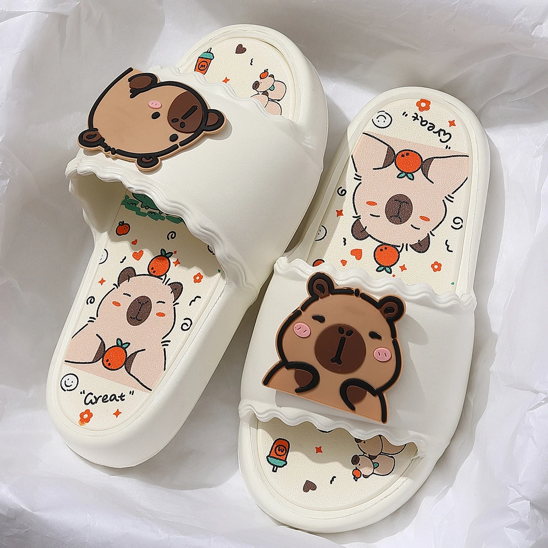 踩屎感拖鞋女夏季外穿2025新款家居室内洗澡防滑可爱eva凉拖鞋女