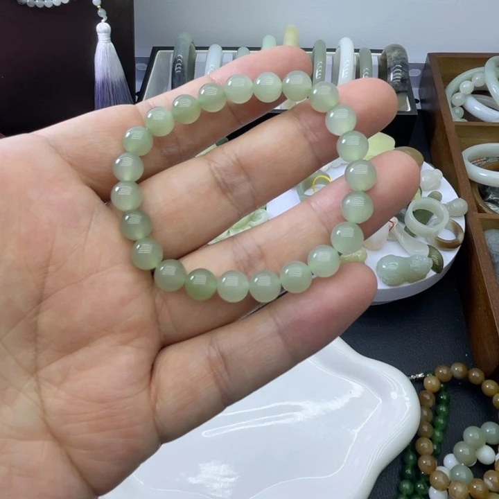 和田玉未镶嵌手链