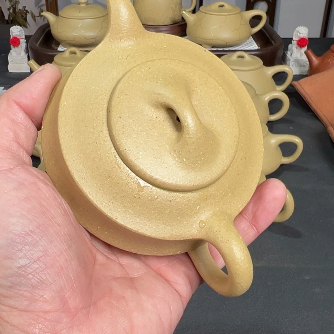 茶壶紫砂梨皮周盘微瑕