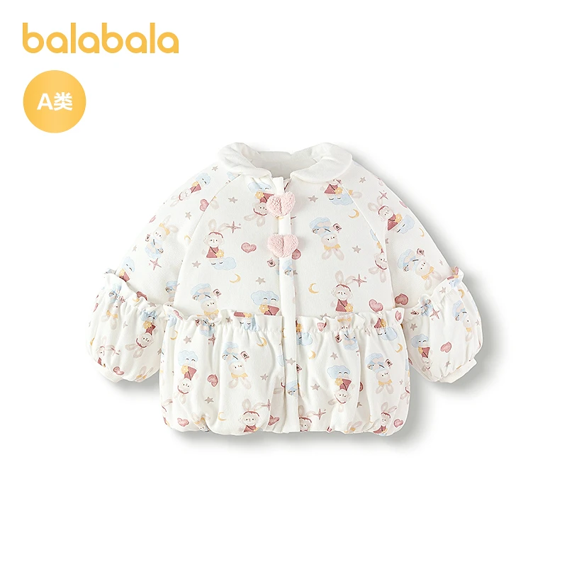 【商场同款】巴拉巴拉宝宝外套秋冬学生新款女童棉服甜美萌趣