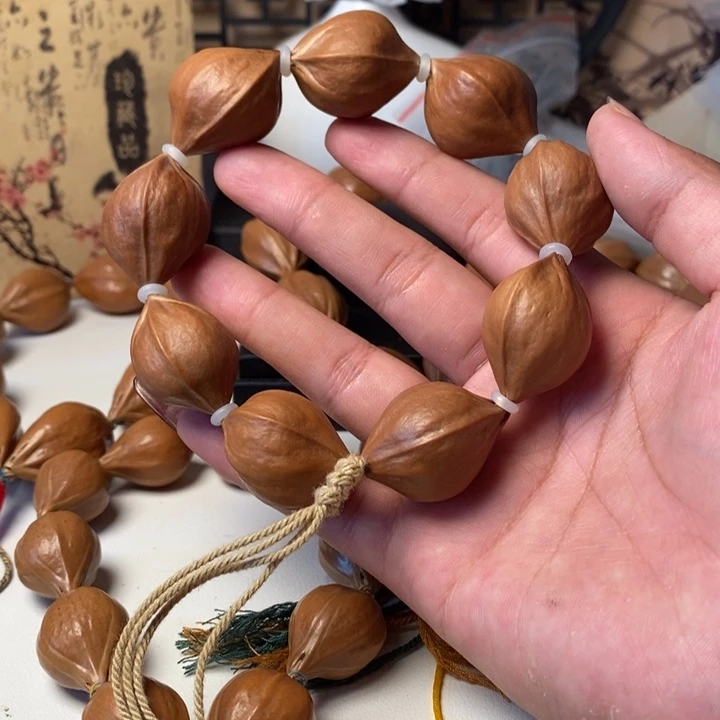 橄榄核手串/手链2.3三花9短圆