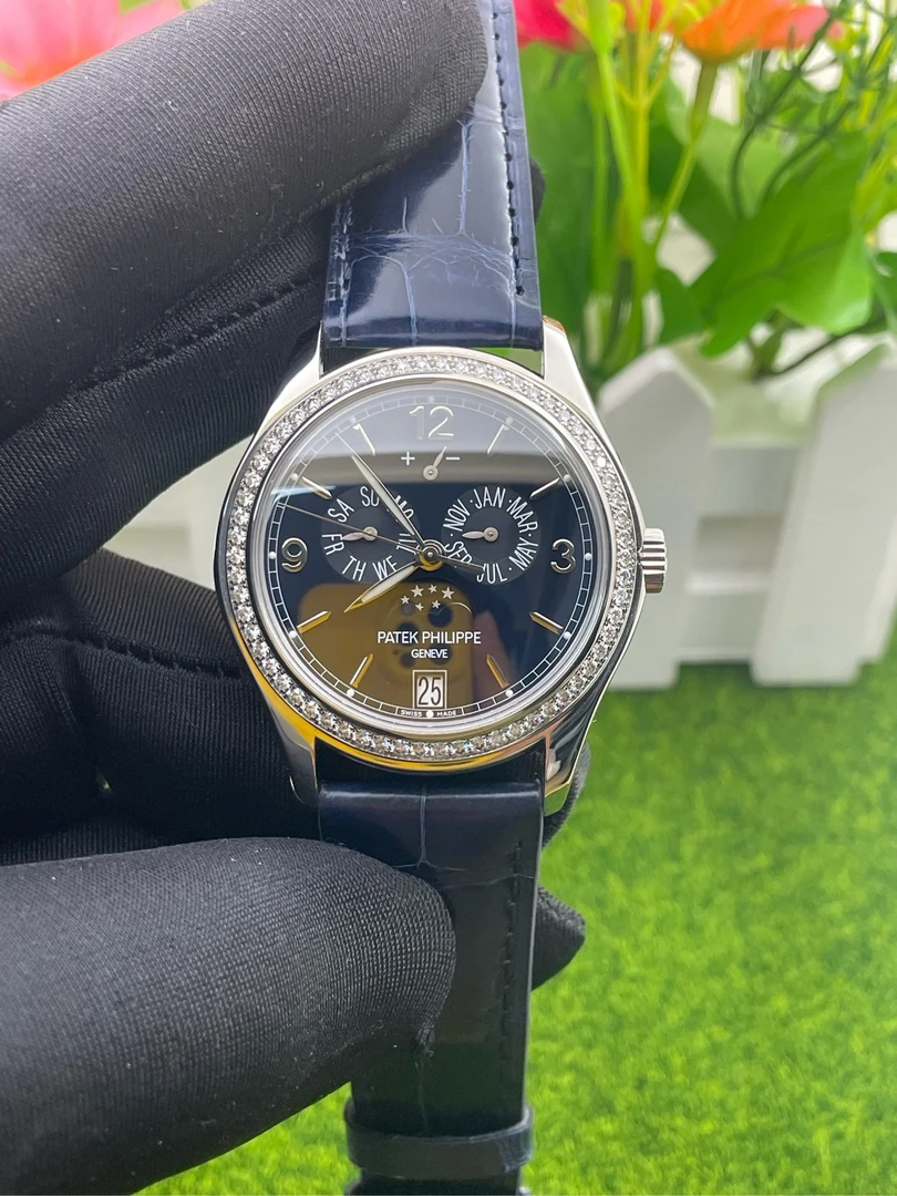 99新 Patek Philippe/百达翡丽 百达翡丽18k白金5147G