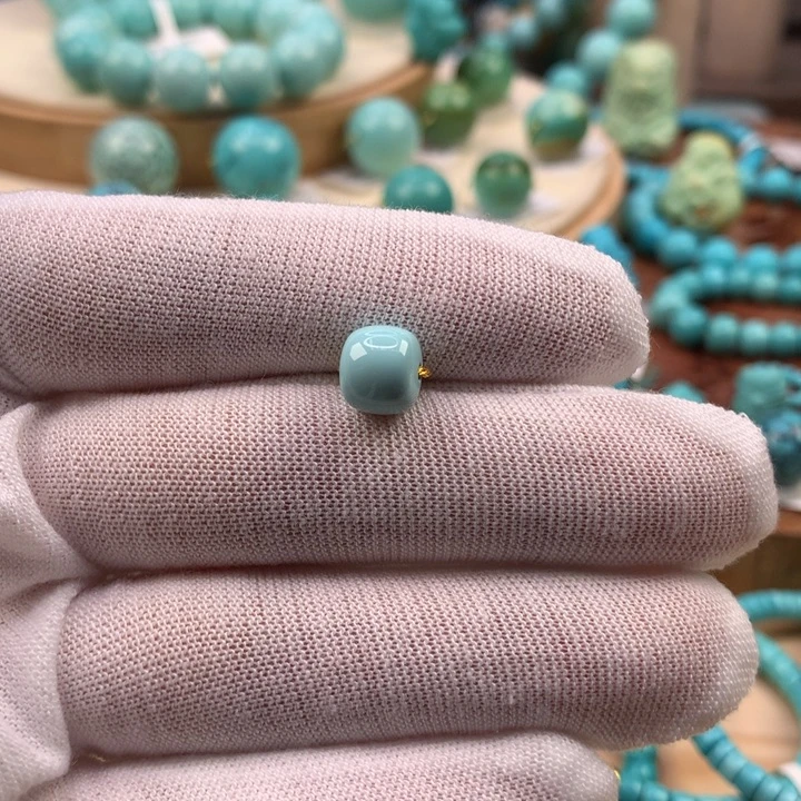 绿松石未镶嵌珠宝奇石8.3mm