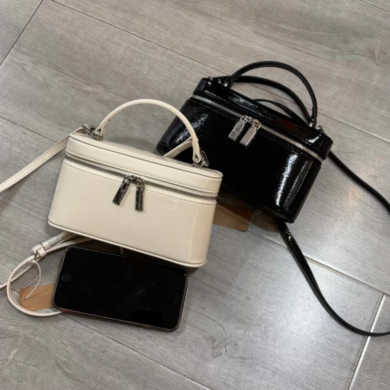 2789小盒子牛皮斜挎韩系女包简约手提款