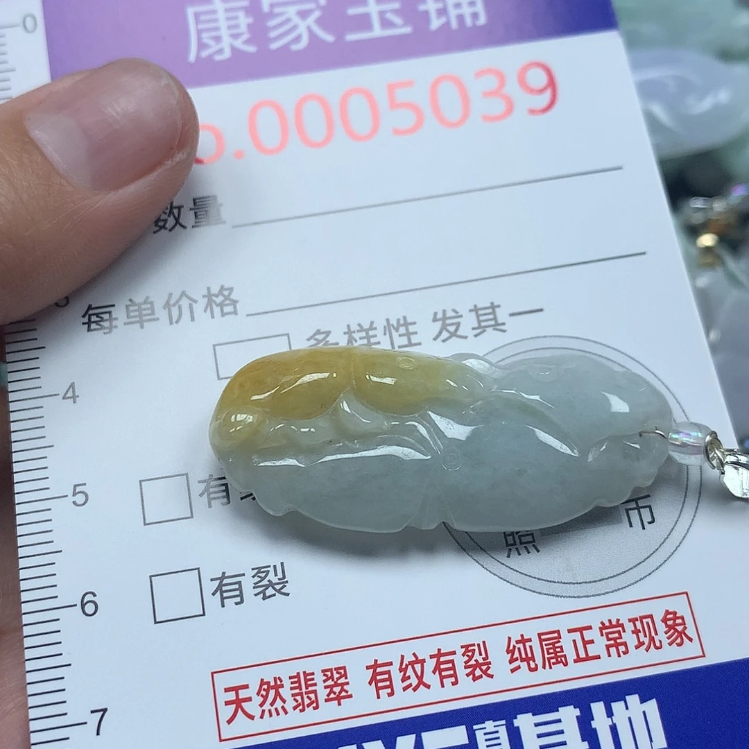 翡翠未镶嵌颈饰