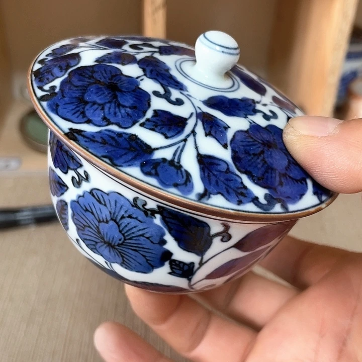 瓷片111 一人直播，看品直播间说序号