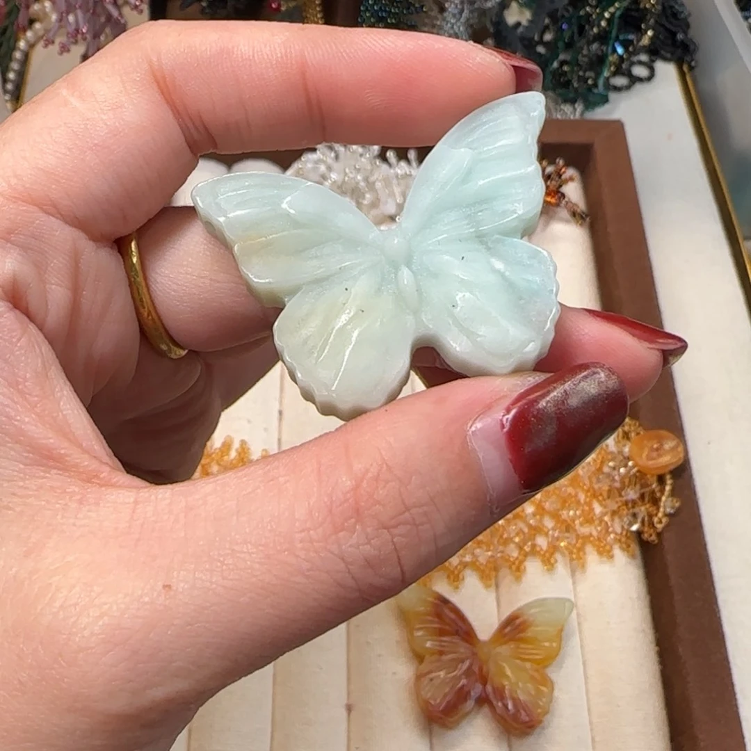 大理石非金属蝴蝶编绳款哇哇好看
