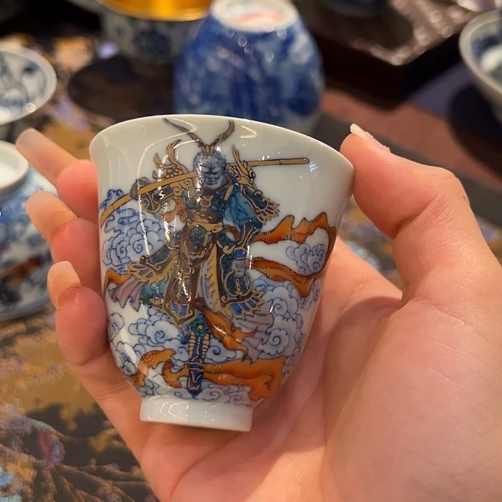 乔钟家窑孤品悟空单杯杯杯杯