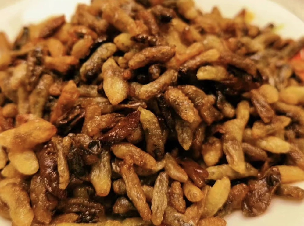 酒鬼佬 钓鱼佬专款油炸头茬三级树蜂蛹【三级不去内脏】美味下酒菜