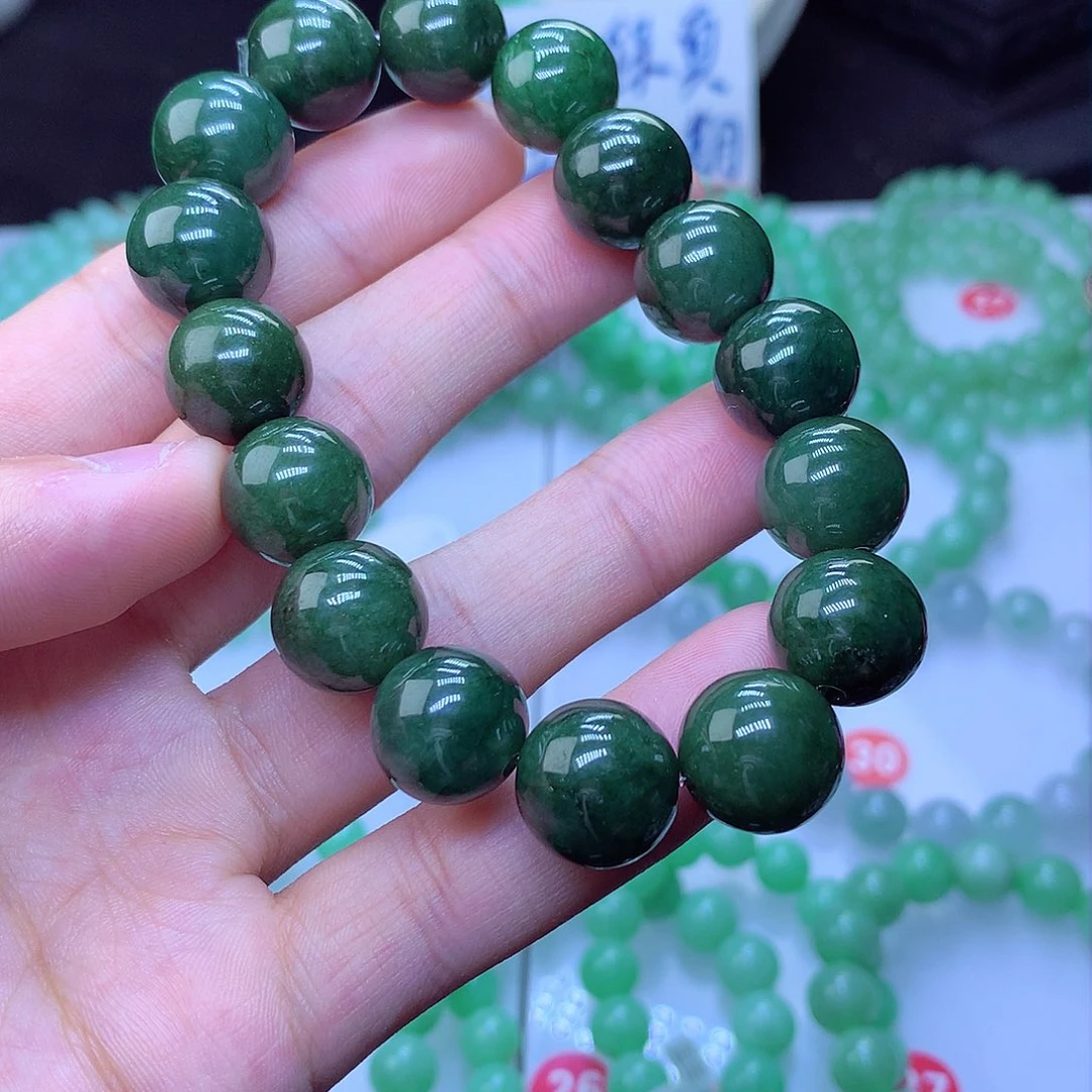 翡翠毛衣链未镶嵌卡13.5