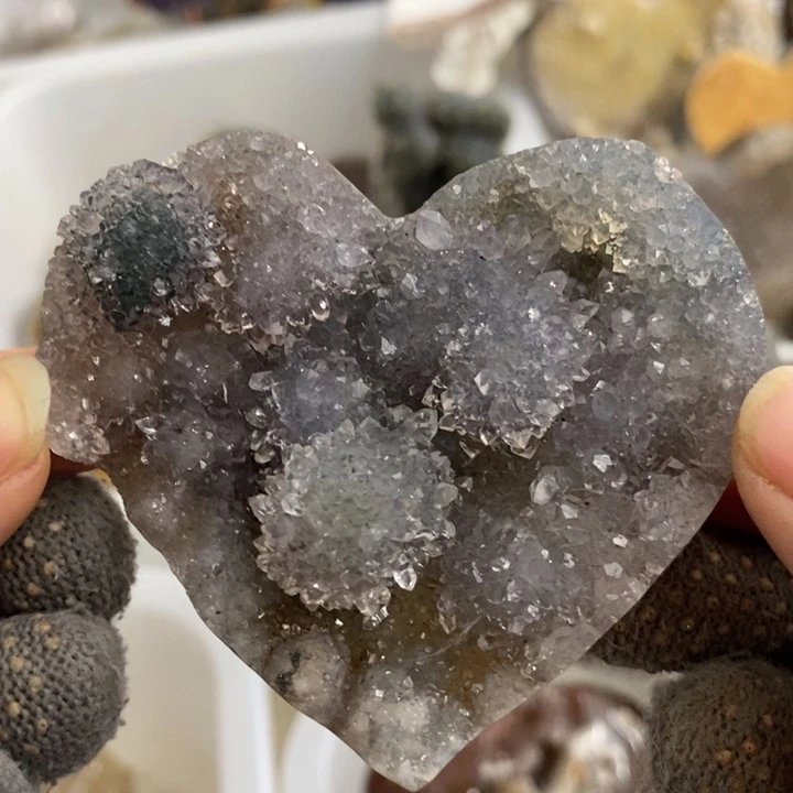 未镶嵌紫晶珠宝半成品