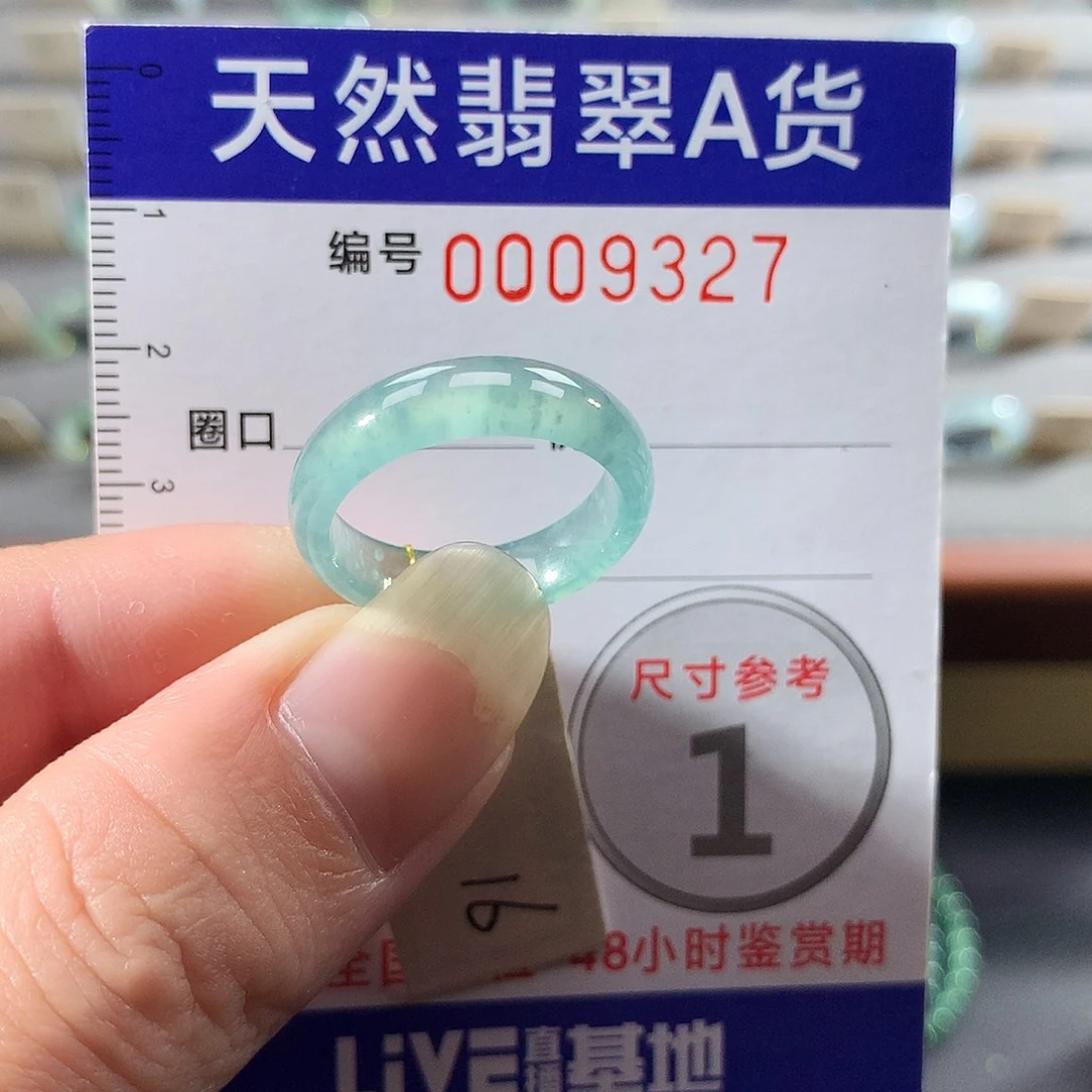 翡翠未镶嵌戒指16号