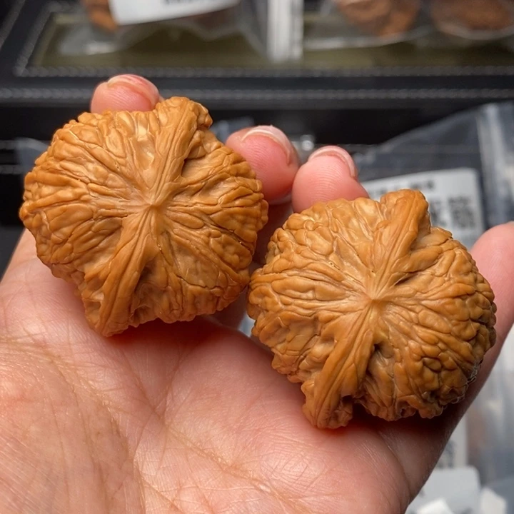 文玩核桃把件42磨盘