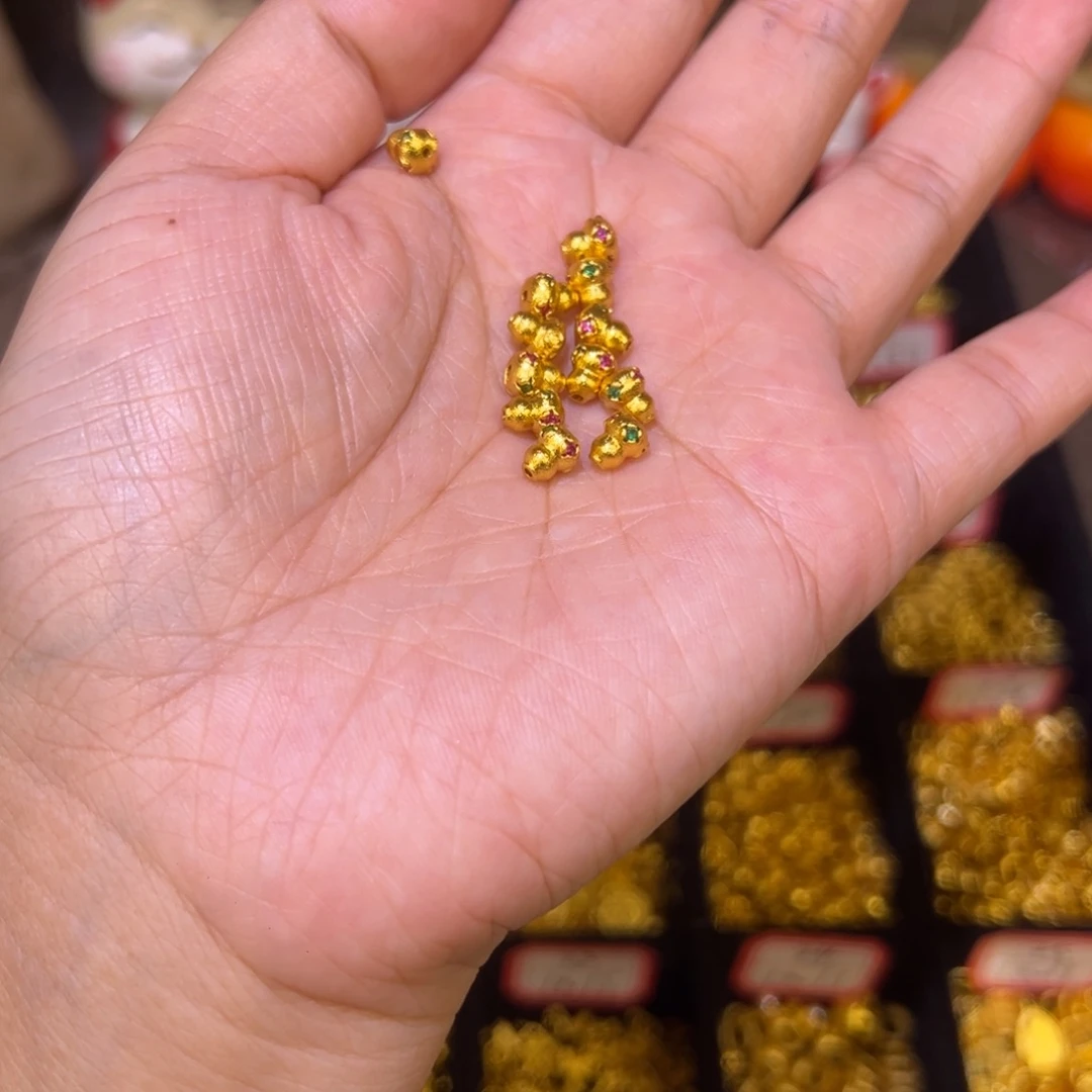 合金彩色穿孔葫芦