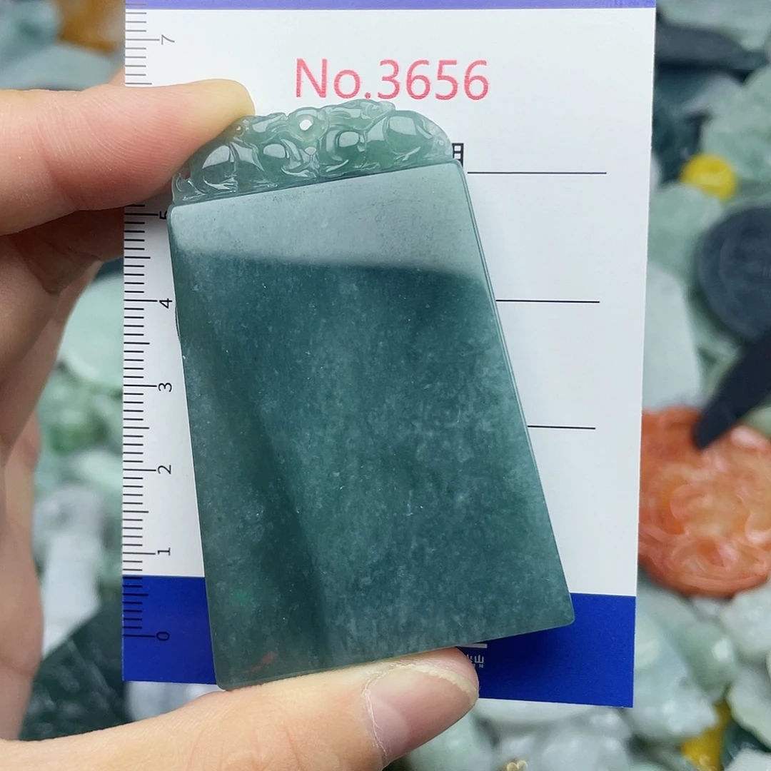未镶嵌挂件翡翠3656