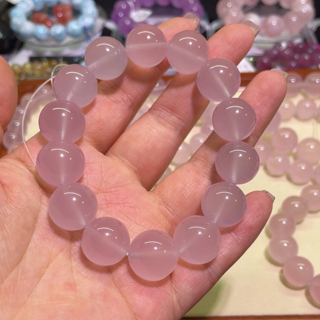 水晶手链未镶嵌p****y粉晶