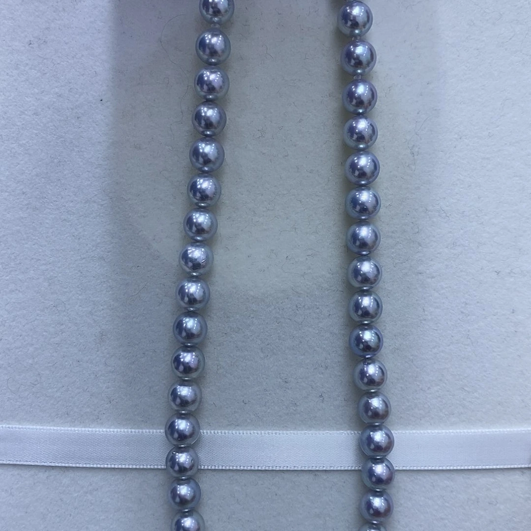 微***来海水珍珠颈饰未镶嵌8到8.5点位真多麻