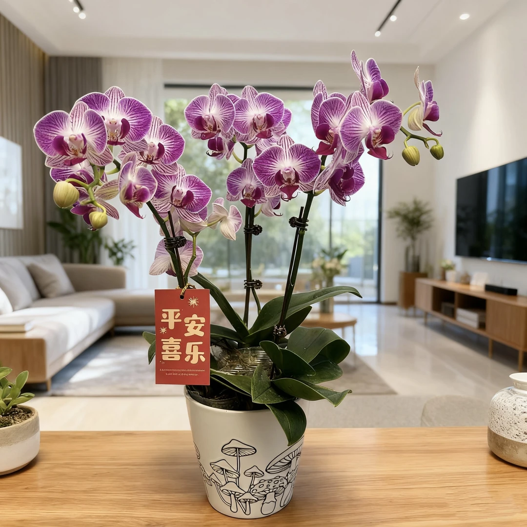 A8【富贵鸟】年花蝴蝶兰.基地直发.送礼精品.室内花卉.年花