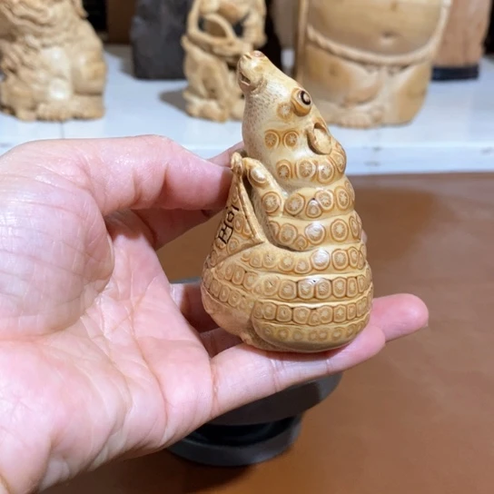 竹手工制作摆件手把福利