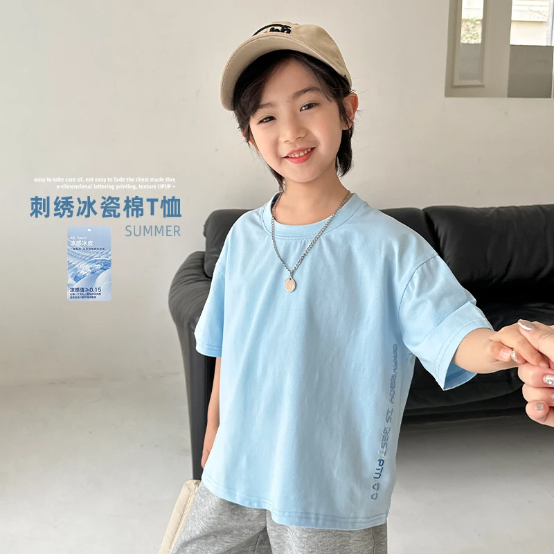 男童短袖T恤夏季新款中大童薄款透气上衣|25ba30